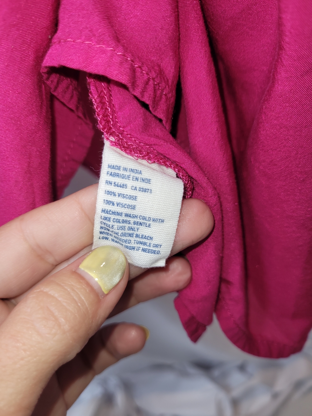 American Eagle 100% Viscose Pink Tiered Mini Dress Medium - Picture 4 of 15